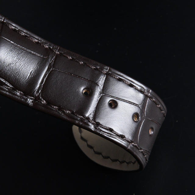 Alligator strap For Omega De Ville 41mm Hour Vision