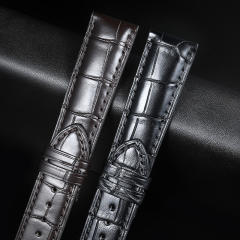 Alligator strap For Glashutte 2-39-47-04-02-04