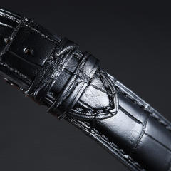Alligator strap For Glashutte 2-39-47-04-02-04
