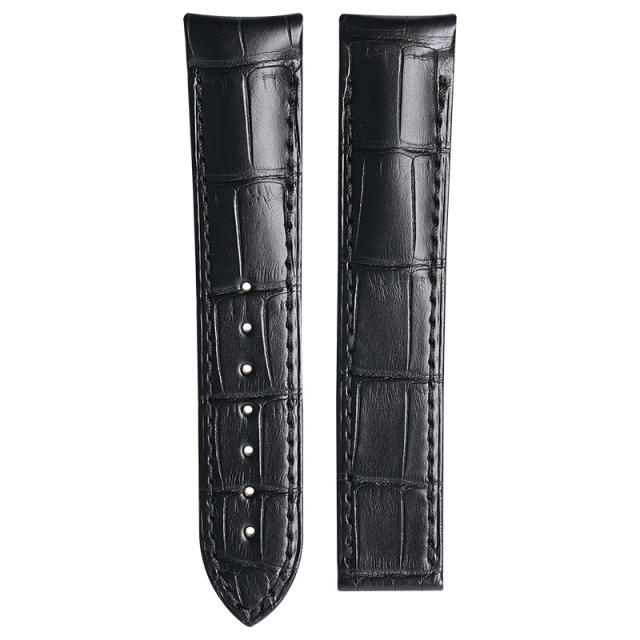 Alligator strap For Omega De Ville 41mm Hour Vision