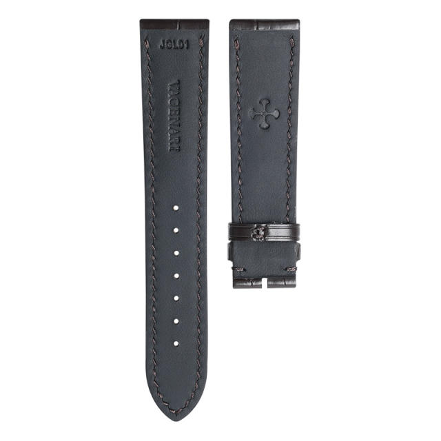 Alligator strap For Glashutte 2-39-47-04-02-04