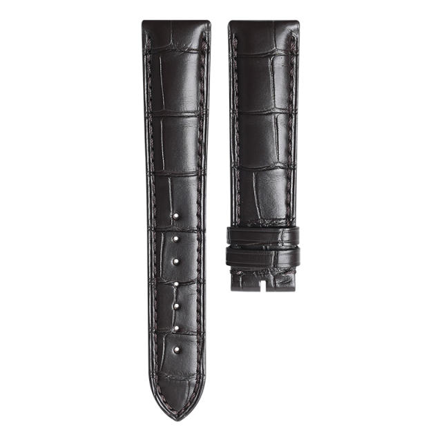 Alligator strap For Glashutte 2-39-47-04-02-04