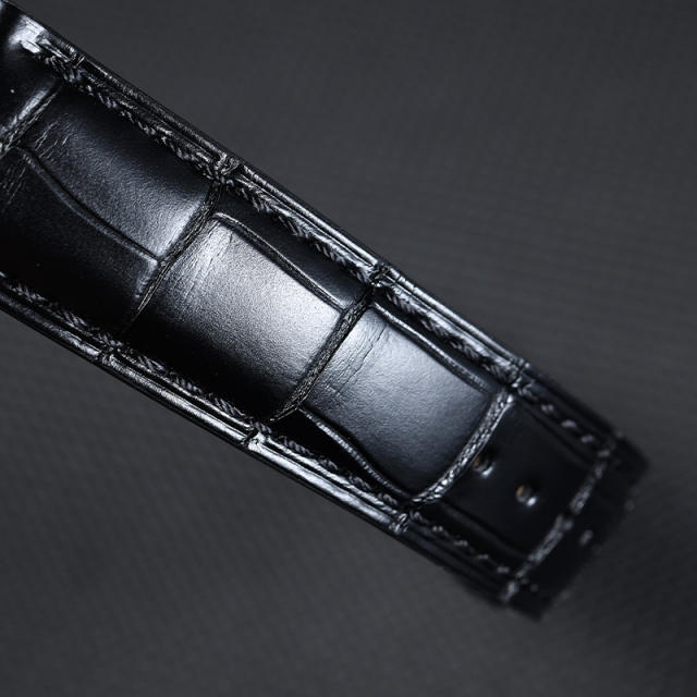 Alligator strap For Glashutte 2-39-47-04-02-04
