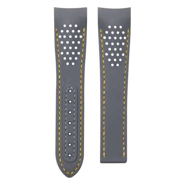 Rubber strap for Omega Speedmaster Dark Side of the Moon Apollo 8 'Little Rocket' Edition (Second Generation)