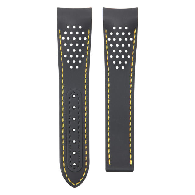 Rubber strap for Omega Speedmaster Dark Side of the Moon Apollo 8 'Little Rocket' Edition (Second Generation)