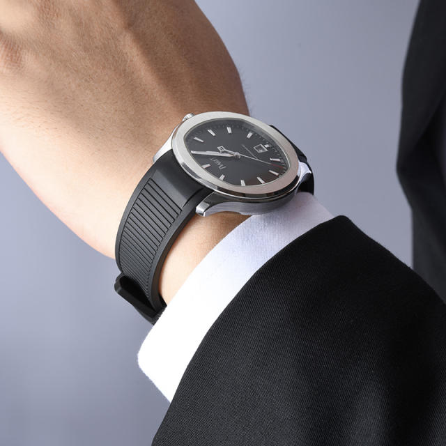 Rubber strap For Piaget Polo Field Automatic 42mm