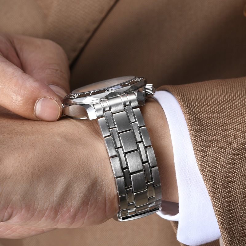Stainless Steel Band For Omega Seamaster 300 (Calendar at 6 clock)