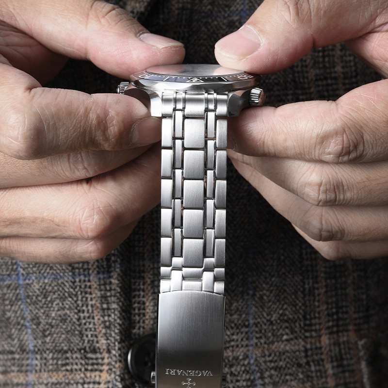 Stainless Steel Band For Omega Seamaster 300 (Calendar at 6 clock)
