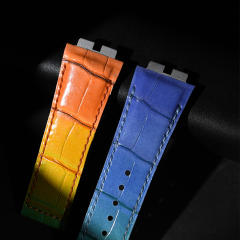 Alligator strap For Hublot Big Bang Unico 45mm 411and 414