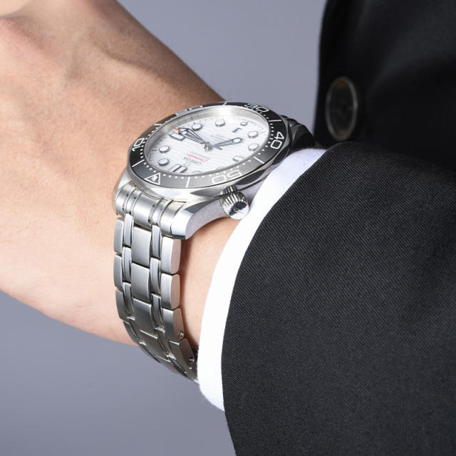 Stainless Steel Band For Omega Seamaster 300 (Calendar at 6 clock)