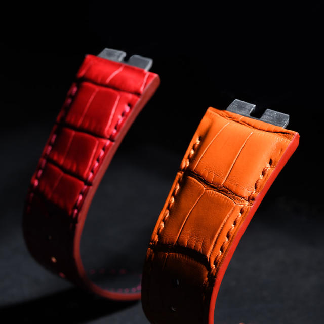 Alligator strap For Hublot Big Bang Unico 45mm 411and 414