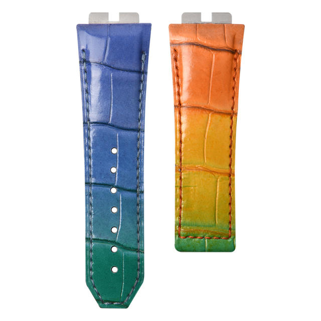 Alligator strap For Hublot Big Bang Unico 45mm 411and 414