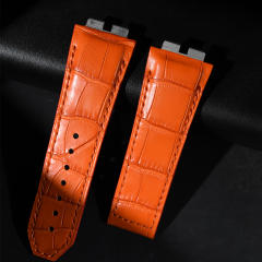 Alligator strap For Hublot Big Bang Unico 45mm 411and 414