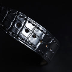 Alligator strap for AP Royal Oak Quartz 67651ST 33mm Ladies