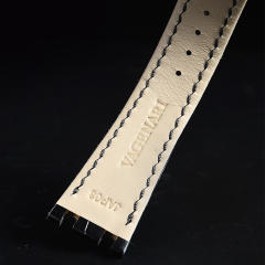 Alligator strap for AP Royal Oak Quartz 67651ST 33mm Ladies