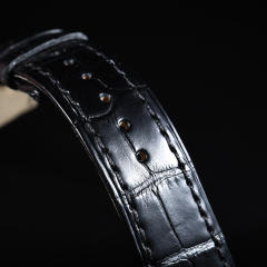 Alligator strap for AP Royal Oak Quartz 67651ST 33mm Ladies