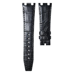 Alligator strap for AP Royal Oak Quartz 67651ST 33mm Ladies