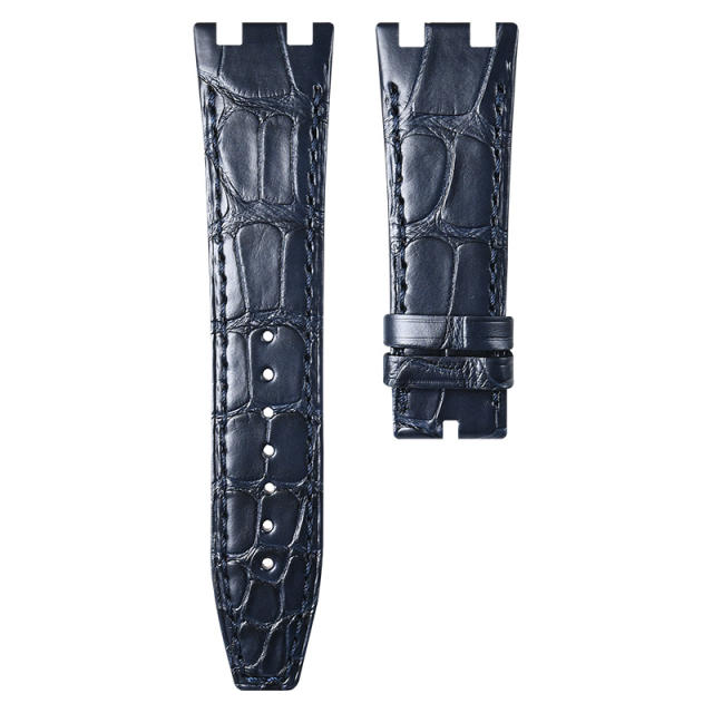 Alligator strap for AP Royal Oak Offshore 26231 26048 37mm Folding Clasp