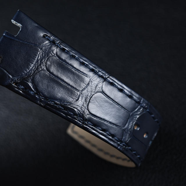 Alligator strap for AP Royal Oak Offshore 26231 26048 37mm Folding Clasp