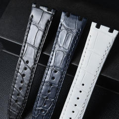 Alligator strap for AP Royal Oak Offshore 26231 26048 37mm Folding Clasp