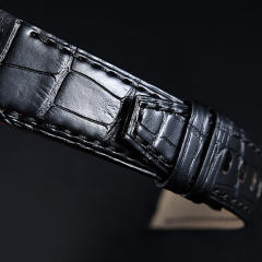 Alligator strap for AP Royal Oak Offshore 37mm 26048 Tang Buckle Models