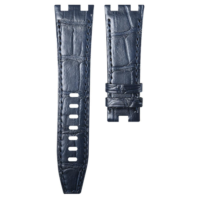 Alligator strap for AP Royal Oak Offshore 37mm 26048 Tang Buckle Models