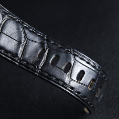 Alligator strap for AP Royal Oak Offshore 37mm 26048 Tang Buckle Models