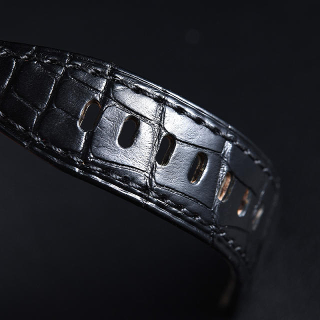 Alligator strap for AP Royal Oak Offshore 37mm 26048 Tang Buckle Models