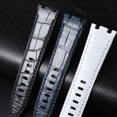 Alligator strap for AP Royal Oak Offshore 37mm 26048 Tang Buckle Models