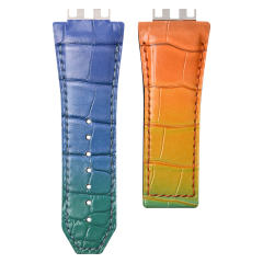 Vagenari Alligator strap for hublot Big Bang SPIRIT 45mm 614