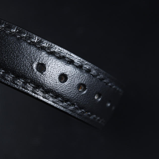 The calfskin leather strap is suitable for Patek Philippe 5212A.