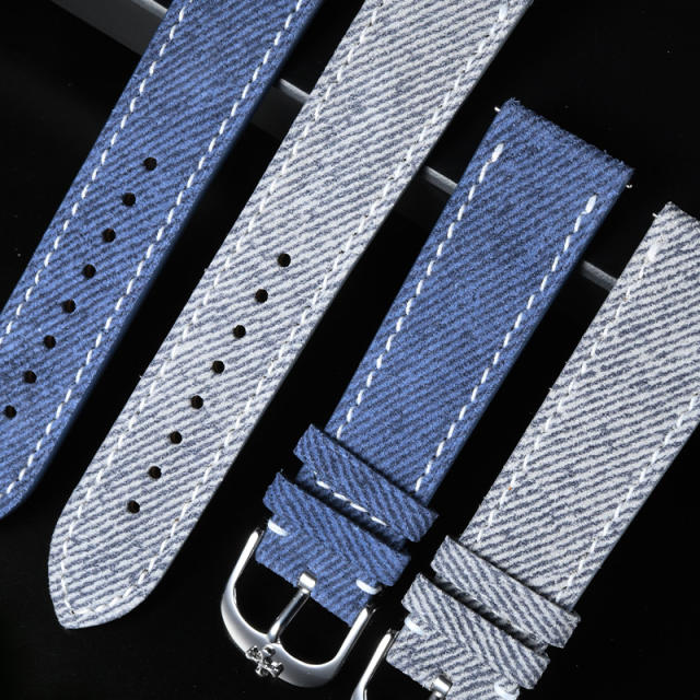 Vagenari Jeans Calfskin Leather Strap Universal 18/19/20/21/22/23mm
