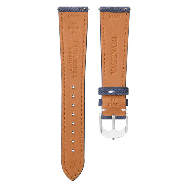 Vagenari Jeans Calfskin Leather Strap Universal 18/19/20/21/22/23mm