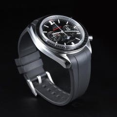 Rubber strap for Omega speedmaster Chronograph Moonphase 44.25mm