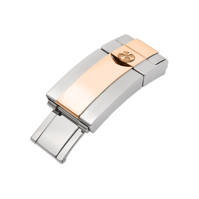 [Oysterflex Design+18K RG Wrapped Endlinks] The rubber strap for Rolex Yacht-master 126621