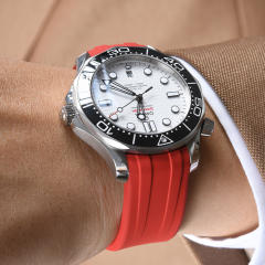 Rubber Strap For Seamaster Diver 300m 42mm Date window at 6 o’clock