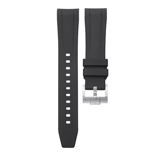 Rubber Strap For Rolex Daytona 126506 platinum Tang Buckle