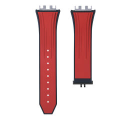 Rubber Strap For Bigbang Unico Chronograph 444 42mm