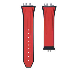 Rubber Strap For Bigbang Unico Chronograph 444 42mm