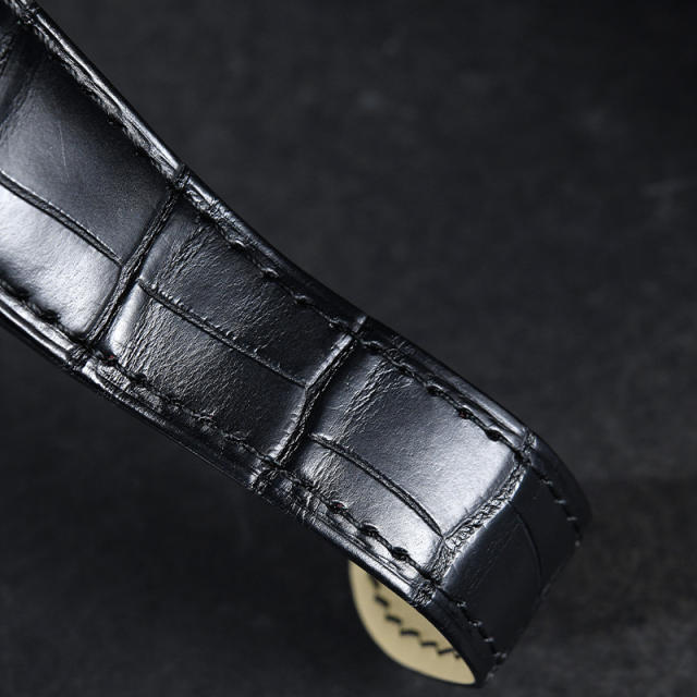 Alligator strap for Cartier Calibre 42mm  W7100037