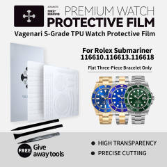 Vagenari TPU Watch Protective Film S-Grade For Rolex Submariner 116610.116613.116618