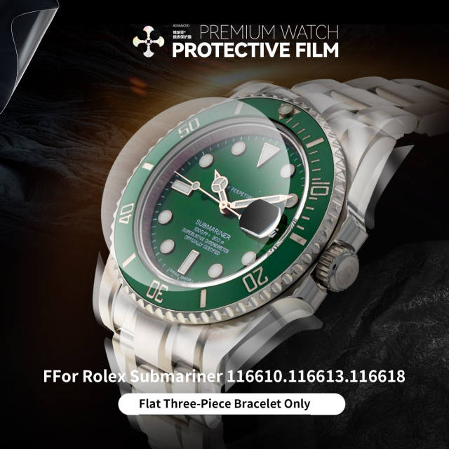 Vagenari TPU Watch Protective Film S-Grade For Rolex Submariner 116610.116613.116618