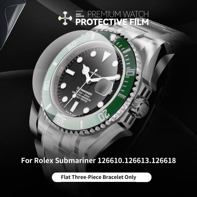 Vagenari TPU Watch Protective Film S-Grade For Rolex Submariner 126610.126613.126618