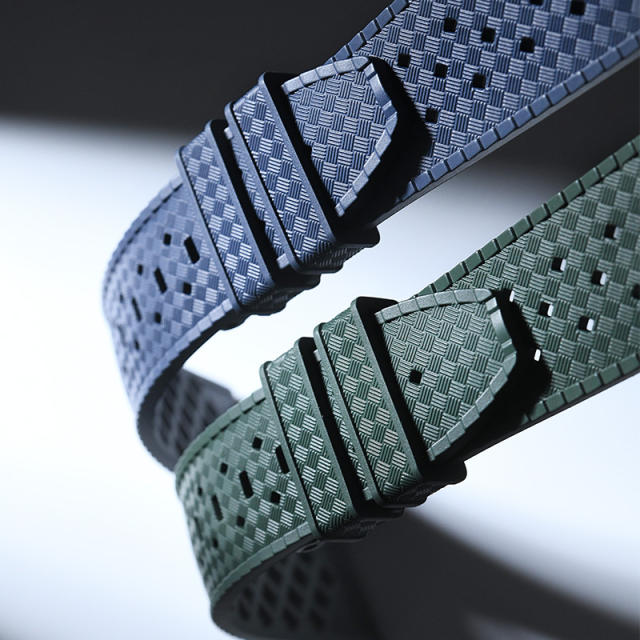 Rubber strap for Blancpain  Fifty Fathoms Automatique 5010 42.3mm