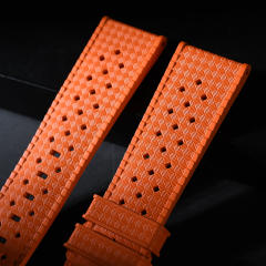 Rubber strap for Blancpain  Fifty Fathoms Automatique 5010 42.3mm