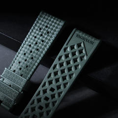 Rubber strap for Blancpain  Fifty Fathoms Automatique 5010 42.3mm