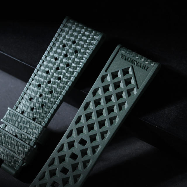 Rubber strap for Blancpain  Fifty Fathoms Automatique 5010 42.3mm
