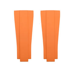 【Oysterflex Design+904L Endlinks】Rubber strap For Rolex Exploer II 216570