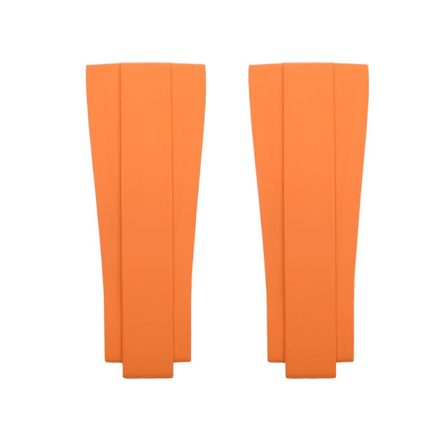 【Oysterflex Design+904L Endlinks】Rubber strap For Rolex Exploer II 216570