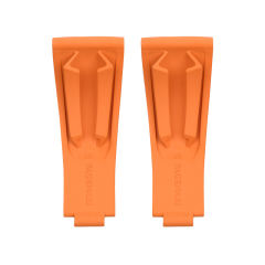 【Oysterflex Design+904L Endlinks】Rubber strap For Rolex Exploer II 216570